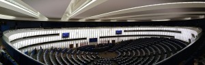 Plenarsaal des Europa-Parlaments in Straßburg (Foto: CherryX
