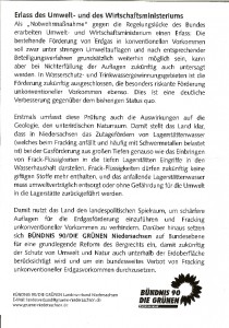 Grünen-Flugblatt - Vorderseite Hannover, 22.03.2014