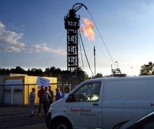 vor dem Betriebsplatz Söhlingen Z14, ExxonMobil