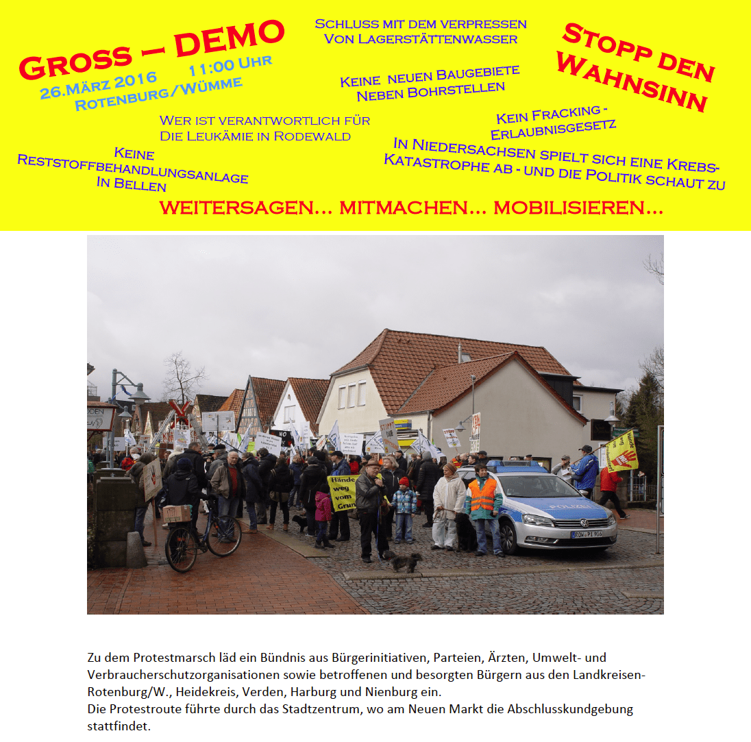 Demonstration 26.3.2016